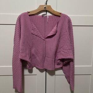 Out From Under Pink Ribbed Top